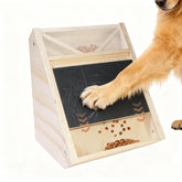 Elixique dog scratch pad nails in use for gentle at-home nail filing.