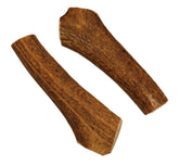 Elkhorn Premium Chews two-large elk antler pack for long-lasting canine chewing