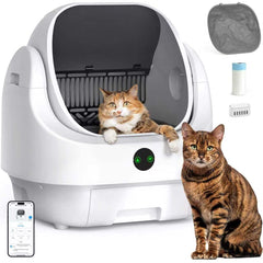 Ellenpent open-top litter box for easy cat access and calm use
