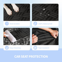 ELLINI dog seat cover 600D fabric waterproof and scratch-resistant for rugged use