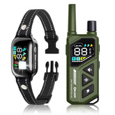 ELOOP 2-in-1 AI bark collar close-up with smart detection feature