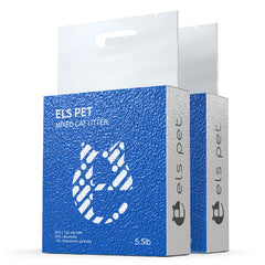 ELS PET clumping litter 2-pack packaging highlighting value and convenience