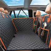 Elufa back seat extender with dog seat cover for extra space and safety