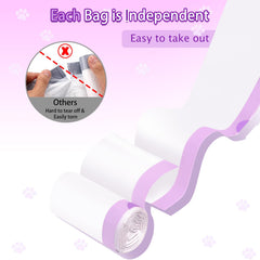 Elzrghs pre-separated bags simplify disposal and reduce tears.