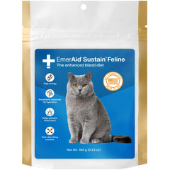 EMERAID Sustain Feline Recovery dry food 100g supports easy digestion and energy.