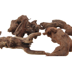 Emours driftwood branch aquarium-decor 6-10inch, adds natural texture for aquascape.