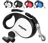 Emperor Pets retractable leash 26ft white—extended freedom for daily outdoor walks