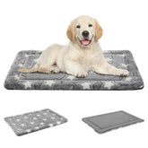 EMPSIGN dog crate pad with reversible warm and cool sides for all-season comfort.