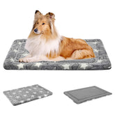 EMPSIGN Fancy Dog Bed Mat XXL in crate for large dogs.