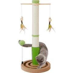 EMUST base provides stable support for active cats during climbing and scratching