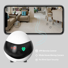 Enabot EBO SE night vision clarity in low light
