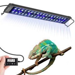 EnchOrch 18-inch UVA UVB reptile light with controller for full spectrum exposure