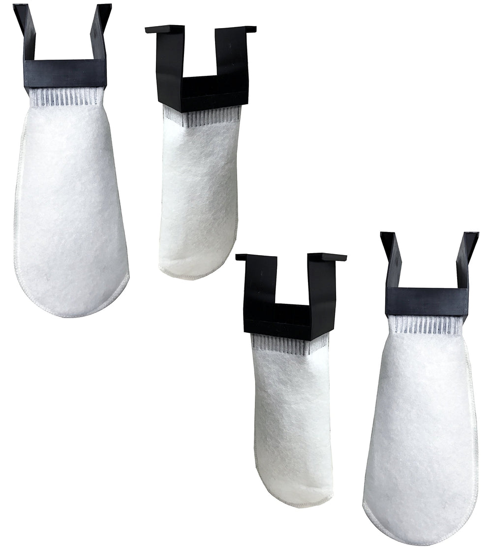 Encompass All 4 Pack 200-micron filter sock close-up showing durable stitching for reuse