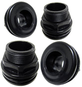 Encompass All 4 pack bulkhead with 3-4 inch slip slip, ideal for reliable aquarium filtration