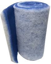 Encompass All classic bonded filter pad with blue side up traps debris for clearer aquarium water