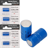 Enerpe 2CR1/3N 6V battery 4-pack provides reliable replacement power for pet collars.