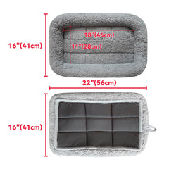 Enjoying Cat Mat Bed outer 16x22 inches, ideal for curling sleepers.