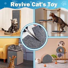 ENONCI cat scratch mat-trimmable design fits any space for precise corner coverage
