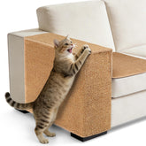 ENONCI cat-scratcher-couch-protector corner shields sofa fabric from claws.