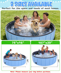 EPN dog pool drain design for fast, clean water release after muddy walks.
