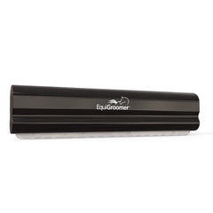 EquiGroomer 8-inch deshedding brush for horses removes loose hair gently.