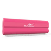 EquiGroomer EasyGroomer deshedding brush pink on pets reduces loose fur