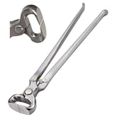 Equinez Tools 14-inch hoof nipper blade close-up showing sharp edge for tough hooves