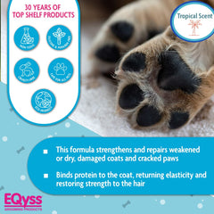 Eqyss Mega-Tek applied to a dry nose for comfort
