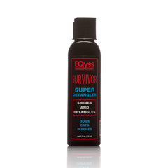 Eqyss Survivor Detangler bottle pour for easy application and knot-free brushing