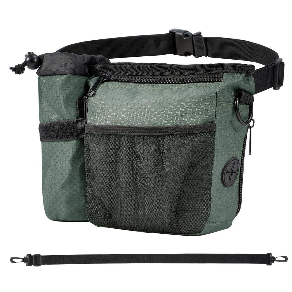Erhalithegro dog treat pouch with magnetic zipper for quick rewards.