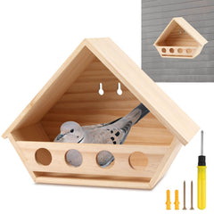 Esmorah dove bird house outside welcomes mourning doves in your yard.
