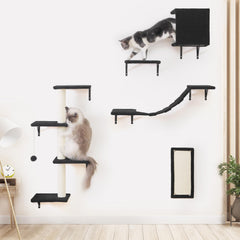 ESOTTE cat wall house in black finish offers a cozy resting nook for your cat