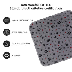 ESWIN pad cross-section shows absorbent core for quick spill control.