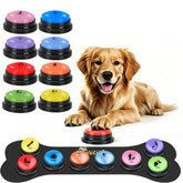 ESYELEC dog buttons starter pack with eight colorful keys for training