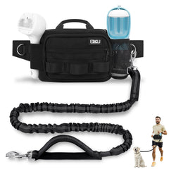 ETACCU hands free leash with zipper pouch for secure runs