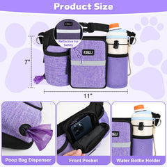 ETACCU zipper pouch waist belt keeps essentials accessible during walks