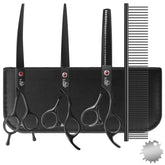 Ethyxe 7.0 straight dog scissors for precise grooming at home or salon.