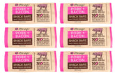 etta says! packaging for pork-bacon snack bars shows premium dog treats
