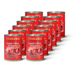 Evanger's Heritage Classic Lamb & Rice Dinner can, premium ingredients and balanced nutrition.