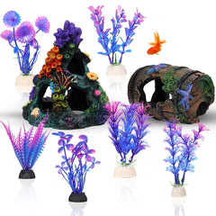 EVELOMO coral mountain decor offers a natural hiding cave for tiny fish