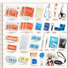 Everlit Care Pet Medic Kit open organized layout for fast access during pet emergencies.