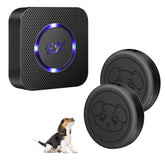 EverNary dog door bell receiver shown, central hub for wireless alerts and easy training.