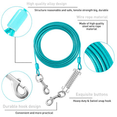 Evilplan shock spring leash reduces tension for smoother outdoor walks.