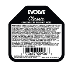 Evolve serving bowl scene shows convenient standalone meal option for cats.