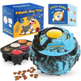 Ewalkor 4-in-1 toy with frozen treats engaging the dog's curiosity for mental play