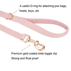 Reinforced stitching on the corduroy collar edges for durability.