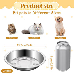 Exclaith premium food-grade stainless steel for safe, odor-resistant pet feeding.