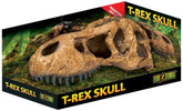 Exo Terra T-Rex skull terrarium decor adds realism and a secure hide.
