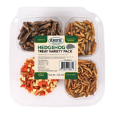 Exotic Nutrition Hedgehog Treat Variety Pack front view showing enrichment and variety