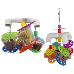 Exotic Nutrition Mobile Forager features durable acrylic construction for lasting cage enrichment.